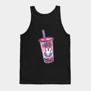 Winky Face Bubble Tea Tank Top